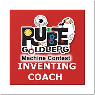 RGMC-Inventing Coach - white letters Posters and Art